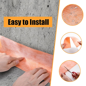 Excellente adhérence au béton pour l'étanchéité des murs et sols de salle de bain, membrane d'étanchéité composite en polymère PE PP - Product Image 3