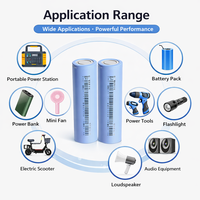 Batterie lithium-ion rechargeable cylindrique haute capacité 18650 2200mAh 3.7V pour lampes de poche LED lumières outils électriques 14250 10440