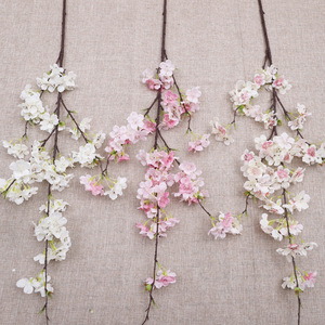 New Cherry Blossoms Artificial Flowers Silk High Simulation For Home Wedding Decor QH-50209 - Product Image 3