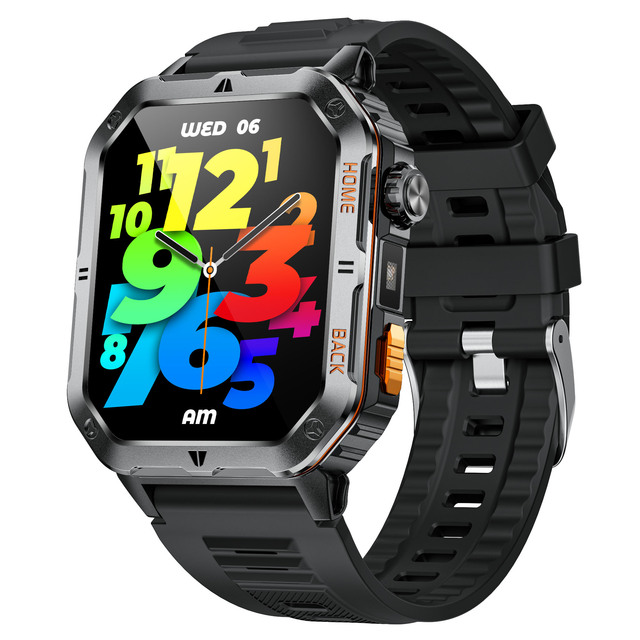 Men Women Waterproof Reloj Inteligente Health Monitor Fashion Sport Large Battery Smart Watches With Flashlight