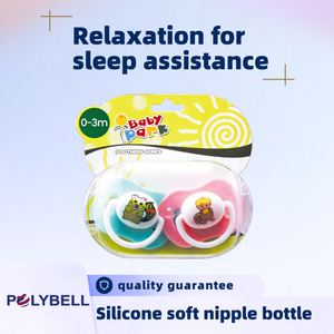 Sucette pour bébé sans BPA, en silicone écologique, avec motif de dessin animé, poignée pour les nouveau-nés de 0 à 12 mois - Product Image 5