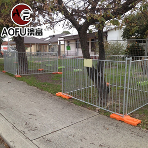 Nhà máy trực tiếp nhúng nóng mạ kẽm tạm thời chu vi hàng rào | Hàng rào an ninh di động hạng nặng Úc hàng rào di động - Product Image 4