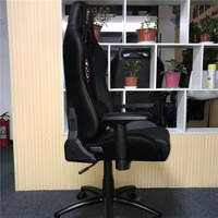 Chaise de jeu ergonomique avec logo brodé personnalisé en gros, siège confortable, accoudoirs 4D en acier, chaise de jeu PC, chaises de jeu
