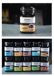 Muestra gratis Extracto de hierbas Chaga Cordyceps Extracto de Ganoderma 30% Beta Glucan Alpha Glucan Boost Immunity - Product Image 3