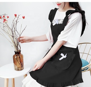 Tạp Dề Nữ Thời Trang Cổ Điển Đáng Yêu, Tạp Dề Tán Tỉnh, Có Túi, Họa Tiết Màu Đen, Làm Quà Tặng Ngày Của Mẹ - Product Image 4