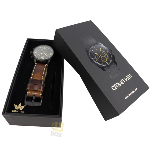 Custom Service Single Print Watch Box Manufacturer Caja Del Reloj Sustainable Original Watch Boxes Cases for Ladies