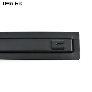 Lexi vòi hoa sen xả 80 cm màu đen mỏng sàn cống tự làm sạch Siphon với cống Mùi dừng Kích thước 50-120 cm - Product Image 5