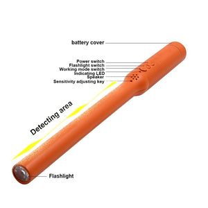Yeni popüler güvenlik el Metal dedektörü el feneri ile TS-P1003 - Product Image 6