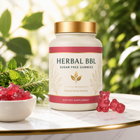 YANOVA OEM Compléments BBL Bonbons Gélifiés Savoureux pour l'Amélioration et l'Augmentation des Fesses chez l'Adulte, Sans Gluten, Soutien Immunitaire Naturel