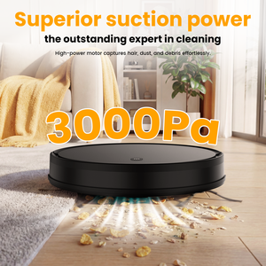 Newest Household Wet Dry <b>Floor</b> <b>Cleaning</b> <b>Machine</b> Tuya 3-in-1 Rechargeable WiFi Smart Robot Vacuum Cleaner Plastic Gyro Smart Robo - Product Image 5