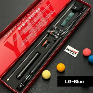 Queues de billard de luxe YFEN 2026 en fibre de carbone T700 légère de haute qualité avec incrustation d'ormeau des grands fonds marins, joint radial 3/8*8 - Product Image 6