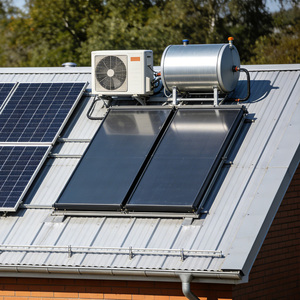 Système de pompe à chaleur domestique CE 15 kW combiné à des panneaux solaires photovoltaïques - Product Image 4