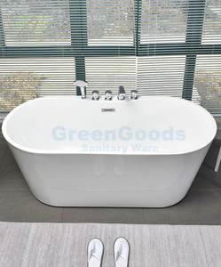 Nuovo Design 1400 x700mm <span class=keywords><strong>vasca</strong></span> <span class=keywords><strong>da</strong></span> <span class=keywords><strong>bagno</strong></span> Soaker con bordo Super sottile <span class=keywords><strong>vasca</strong></span> <span class=keywords><strong>da</strong></span> <span class=keywords><strong>bagno</strong></span> Freestanding bianca <span class=keywords><strong>per</strong></span> adulti - Product Image 3