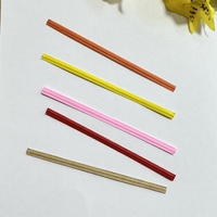 Ataduras de Papel Kraft Metálicas Flexibles Marrones para Cerrar Bolsas y Envases de Dulces, Venta Directa de Fábrica Fanxing