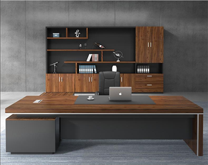 مكتب تنفيذي من Ceo بتصميم عصري فاخر على شكل حرف L - Product Image 4