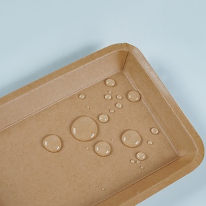 Récipient en papier alimentaire jetable à usage unique avec plateau à vaisselle plateaux alimentaires en papier assiette pour salle à manger voiture rue fast food snack - Product Image 5