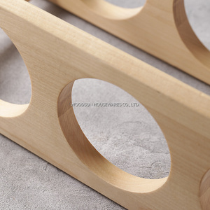 Woodsun 자작 나무 나무 주문 인쇄 와인 홀더 랙 와인 나무 - Product Image 3