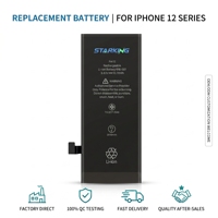 Batterie haute capacité longue durée pour 6/7/8/Plus/11/12/12 Pro, fournisseur OEM, certifiée CE/FCC, garantie de 18 mois, en stock