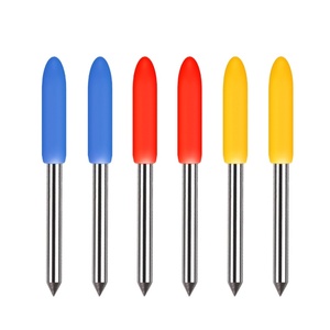 Cuchilla de Carburo de Tungsteno para Plotter, 30, 45 y 60 Grados, para Corte de Vinilo PVC, Fabricación de Letreros - Product Image 1