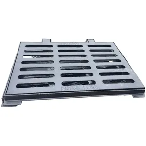 Factory Price Customized Non-Slip Ductile Cast Iron Square Manhole Covers With Hinge