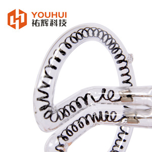 Youhui <b>Quartz</b> Heating <b>Tube</b> Carbon Filament Infrared Lamp Holder Ring Custom Made Electric Heating Equipment - Product Image 2