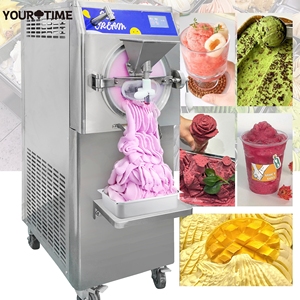 Máquina de Gelato de 56L/H con Certificación CE / Congelador Rápido <span class=keywords><strong>para</strong></span> Helados Duros / Fabricante de Máquinas de Helado Italiano - Product Image 1