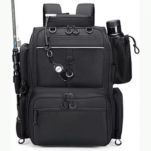Échantillon Gratuit : Sac de Pêche Léger pour l'Extérieur avec Porte-Canne, Sac à Dos de Pêche Étanche pour Boîte à Matériel de Pêche - Product Image 2