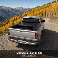 Couverture de benne de camion enroulable rigide en aluminium anti-pincement manuelle pour GMC Sierra 1500 6FT OEM ODM