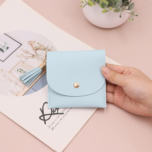 Mini tassel coin <b>purse</b>, perfect for carrying business cards, bank cards, or small coins. - Product Image 3