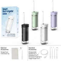 Irrigador Bucal de Agua a Presión, Retráctil, Mini, Recargable, para Cuidado Dental, Hilo Dental, Venta al por Mayor, Uso Doméstico y Ortodoncia