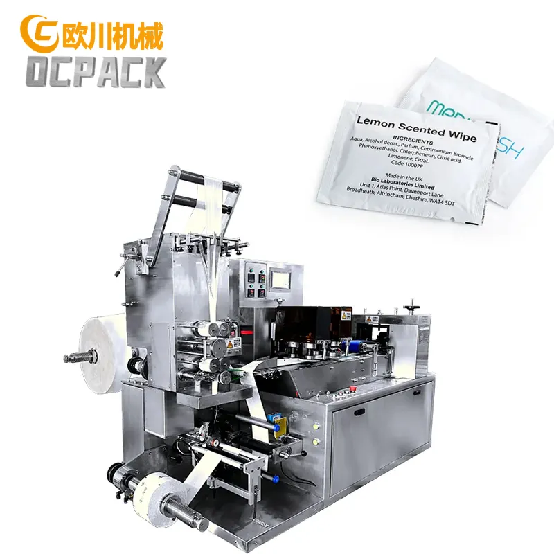 Automatic Single Wet Wipes Making Machine Wet Wipes Sachet Packing Machine