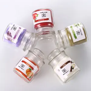 Bougies parfumées Vanille Whisky Wild Bluebell Oud Pamplemousse Patchouli Bacon Tabac Aroma Therapy dans un pot à <span class=keywords><strong>confiture</strong></span> - Product Image 1