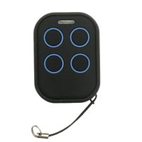 Télécommande de garage en plastique à 4 boutons avec code fixe, code roulant et code d'apprentissage, 433,92 MHz, portée de 100 m