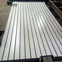 Panneau rainuré fabriqué en Chine, directement de l'usine, 5mm 6mm 8mm 9mm 12mm, panneau MDF grain de bois, MDF mélaminé stratifié
