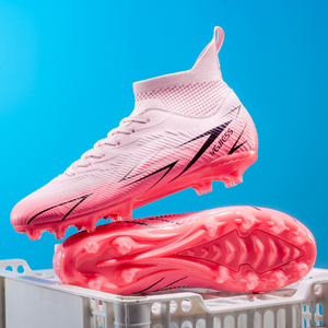 Chaussures de football de grande taille pour hommes, légères, respirantes, à crampons longs, pour l'extérieur, antidérapantes, chaussures de football professionnelles pour jeunes - Product Image 3