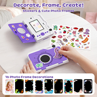 Appareil photo numérique pour enfants Inskam en gros avec protection par empreinte digitale et mot de passe KC20, album secret privé, écran IPS 4 pouces, objectif rotatif