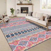 Moderner Luxus-Teppich für Wohnzimmer Maschinell Gefertigter Waschbarer Teppich für Wohnbereich