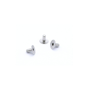 Rivets décoratifs creux en acier inoxydable à double tête de 8 mm pour vêtements, cuir, jeans et sacs - Product Image 1
