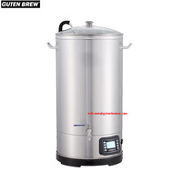 Acier inoxydable Brassage à domicile Bière Mash Tun 70L Automatique Tout-en-un Microbrasserie Guten Système Bière Maison Brasserie Équipement