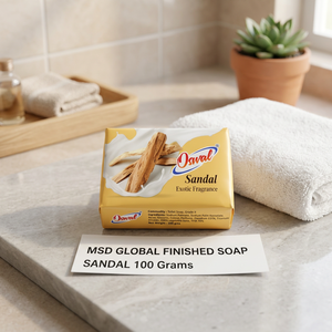 สบู่ก้อนออสวอล แซนดัล 100 กรัม กลิ่นหอมแปลกใหม่ ผลิตจากน้ำมันปาล์ม อายุการเก็บรักษา 2 ปี เหมาะสำหรับทุกสภาพผิว ใช้ได้ทั้งล้างหน้าและผิวกาย - Product Image 1