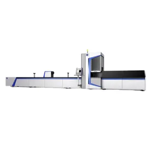 Máquina automática de corte a laser para tubos de metal, alta precisão, grande diâmetro, ecológica e velocidade superior