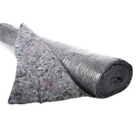 Feutre de protection gris uni écologique 220gr 1x50m, 100% polyester recyclé, imperméable, résistant à l'eau, pour couvrir les sols