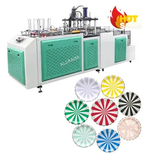 Werksverkauf automatische Einweg-Papierteller-Herstellungsmaschine Einweg-Hydraulik-Papierdeesser-Cupcake-Tellermaschine