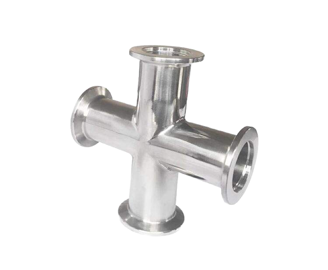 Stainless Steel Pipe Fitting Stainless Steel 304/316L Forged Smooth Surface Quick Install Weld Sanitary Tri Clamp Pipe Fitting