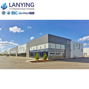 आधुनिक डिजाइन पूर्वनिर्मित कार्यशाला और कारखाना भवन स्टील धातु गोदाम अनुकूलन उपसर्ग - Product Image 3