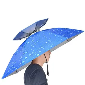 Складная регулируемая шляпа зонтика от солнца и дождя для взрослых