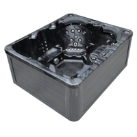 Spa extérieur en acrylique de qualité supérieure, design moderne, éclairage multi-LED, pour hôtels et villas, commande en gros, réduction sur les achats en gros