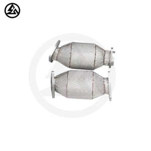 Chevrolet Corvette C8/Z06 V8 2019-  Tuyaux de raccordement d'échappement à écoulement libre, collecteur d'échappement de course, tuyau droit - Product Image 3