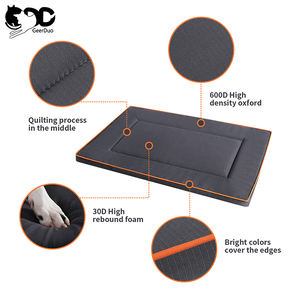 Geerduo Hoge Kwaliteit Groothandel Waterdichte Draagbare Oxford Hoge Rebound <span class=keywords><strong>Memory</strong></span> <span class=keywords><strong>Foam</strong></span> Hond Slapen Kooi Krat Kennel Mat <span class=keywords><strong>Bed</strong></span> - Product Image 2