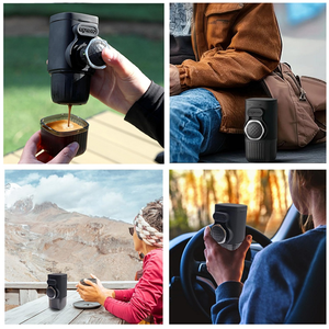 Cafetera Espresso Portátil al por Mayor para Café Molido y Cápsulas, Máquina Pequeña de Viaje para Camping, Senderismo y Oficina - Product Image 2